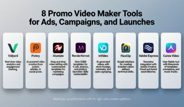 8 Promo Video Maker Tools for Ads, Campaigns, and Launches
