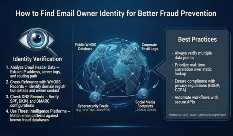 How to Find Email Owner Identity for Better Fraud Prevention