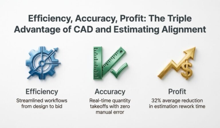 Efficiency, Accuracy, Profit: The Triple Advantage of CAD and Estimating Alignment Efficiency, Accuracy, Profit: The Triple Advantage of CAD and Estimating Alignment