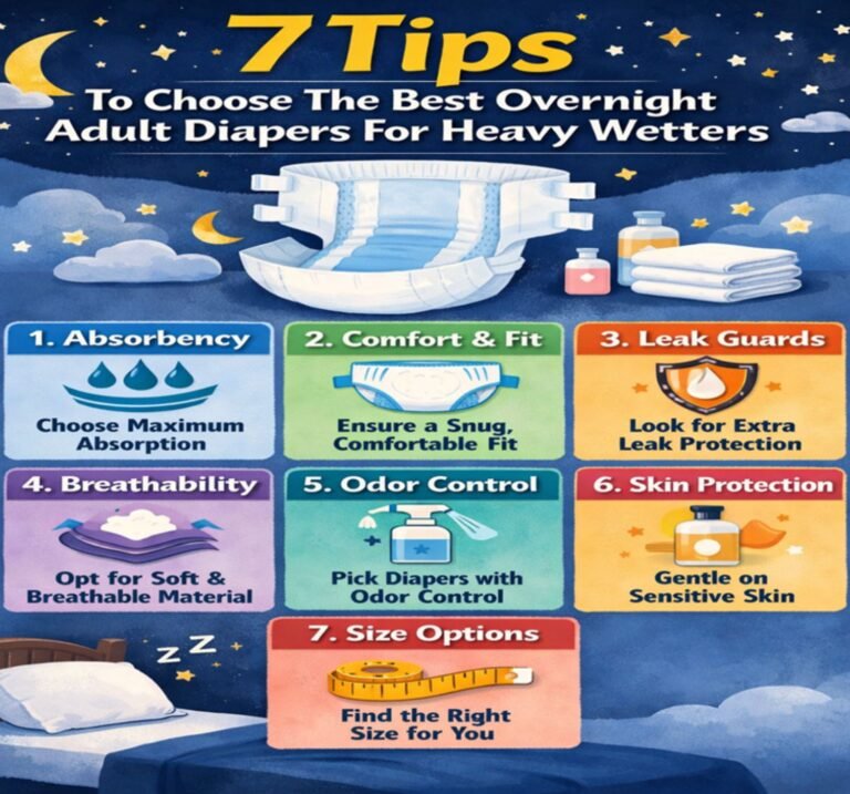 7 Tips to Choose the Best Overnight Adult Diapers for Heavy Wetters