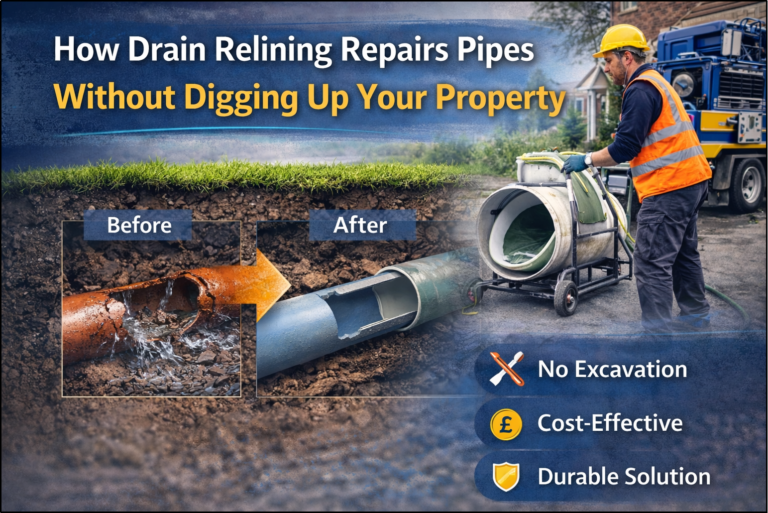How Drain Relining Repairs Pipes Without Digging Up Your Property How Drain Relining Repairs Pipes Without Digging Up Your Property
