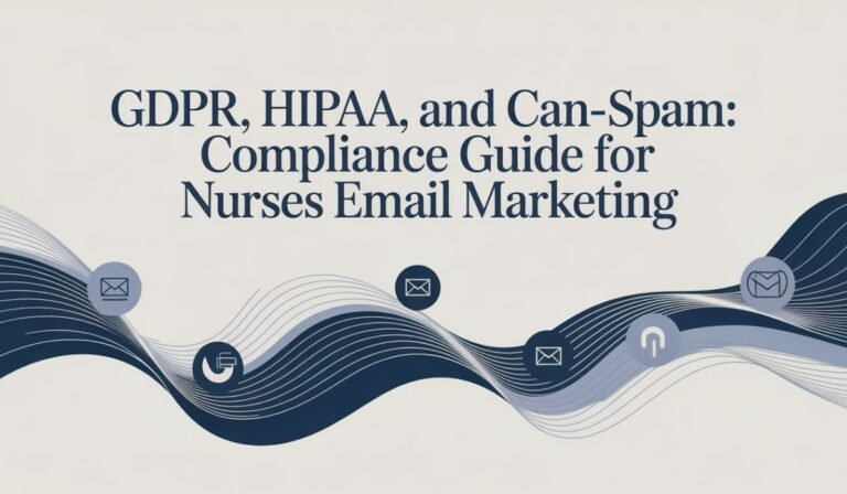 GDPR, HIPAA, and CAN-SPAM: Compliance Guide for Nurses Email Marketing GDPR, HIPAA, and CAN-SPAM: Compliance Guide for Nurses Email Marketing