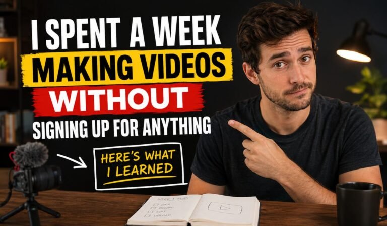 I Spent a Week Making Videos Without Signing Up for Anything — Here's What I Learned