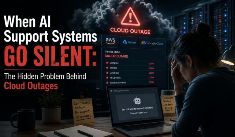 When AI Support Systems Go Silent: The Hidden Problem Behind Cloud Outages