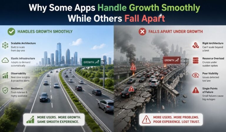 Why Some Apps Handle Growth Smoothly While Others Fall Apart