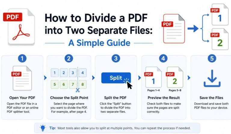 How to Divide a PDF into Two Separate Files: A Simple Guide How to Divide a PDF into Two Separate Files: A Simple Guide