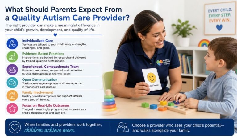 What Should Parents Expect From a Quality Autism Care Provider?