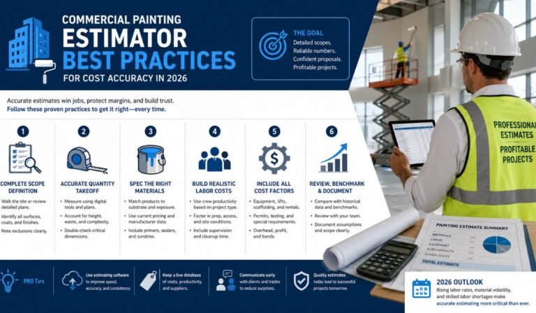 Commercial Painting Estimator Best Practices for Cost Accuracy in 2026