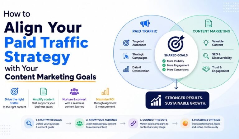How to Align Your Paid Traffic Strategy with Your Content Marketing Goals