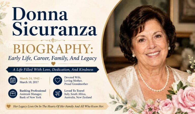 Donna Sicuranza Biography: Early Life, Career, Family, And Legacy donna sicuranza