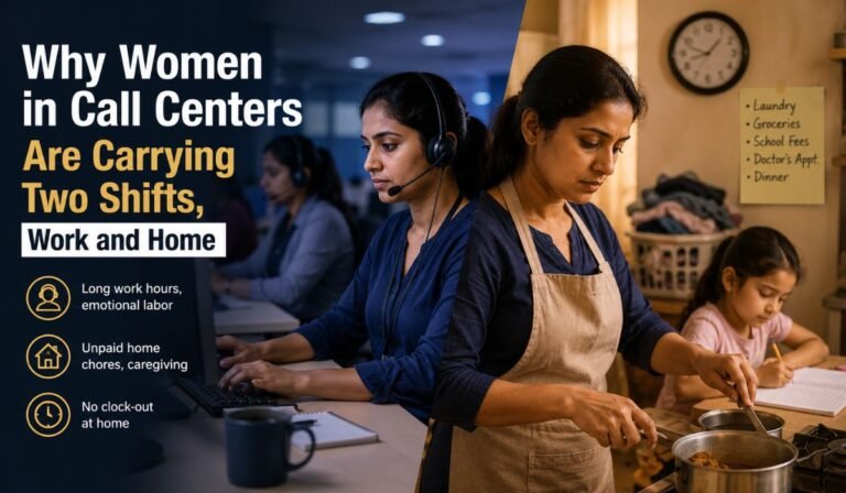 Why Women in Call Centers Are Carrying Two Shifts, Work and Home Why Women in Call Centers Are Carrying Two Shifts, Work and Home