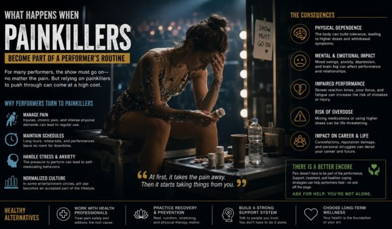 What Happens When Painkillers Become Part of a Performer’s Routine What Happens When Painkillers Become Part of a Performer’s Routine