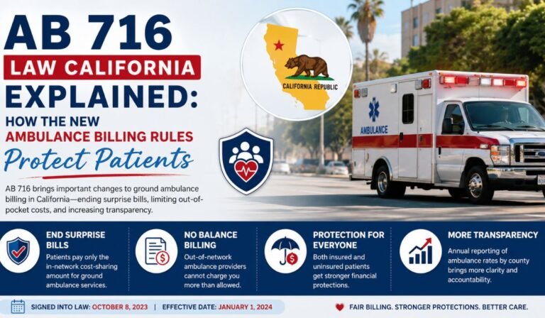 AB 716 Law California Explained: How The New Ambulance Billing Rules Protect Patients ab 716 law california