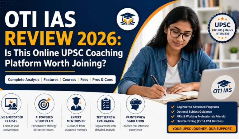 OTI IAS Review 2026: Is This Online UPSC Coaching Platform Worth Joining? oti ias