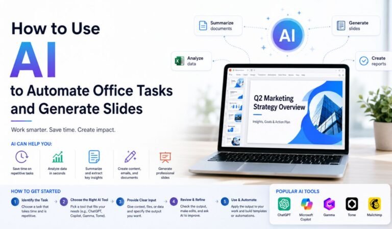 How to Use AI to Automate Office Tasks and Generate Slides