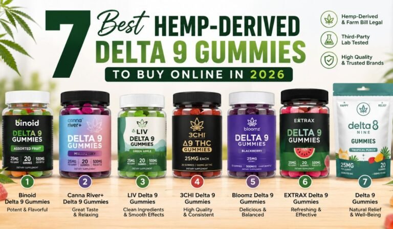 7 Best Hemp-Derived Delta 9 Gummies to Buy Online in 2026