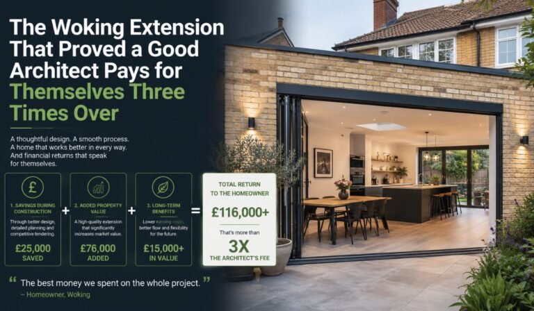 The Woking Extension That Proved a Good Architect Pays for Themselves Three Times Over The Woking Extension That Proved a Good Architect Pays for Themselves Three Times Over
