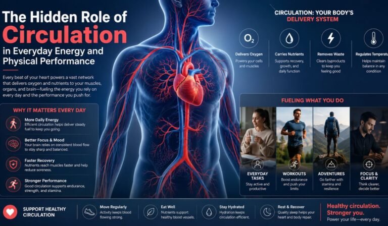 The Hidden Role of Circulation in Everyday Energy and Physical Performance