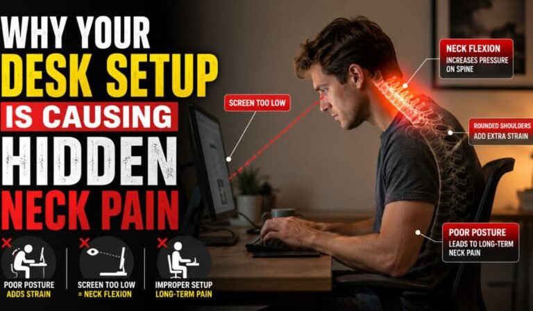 Why Your Desk Setup is Causing Hidden Neck Pain Why Your Desk Setup is Causing Hidden Neck Pain