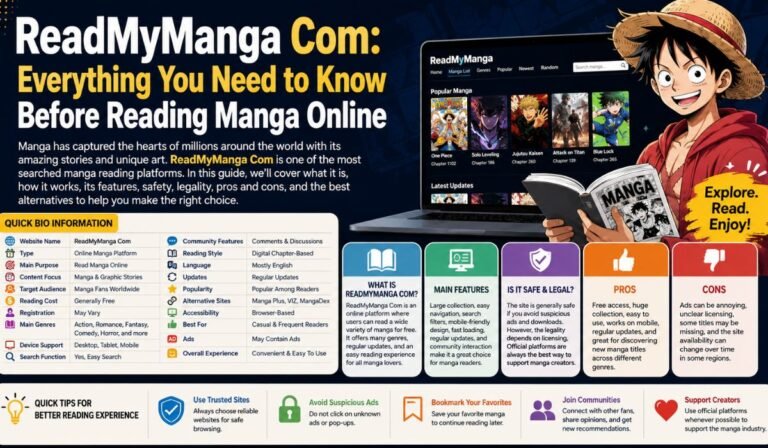 ReadMyManga Com: Everything You Need to Know Before Reading Manga Online readmymanga com