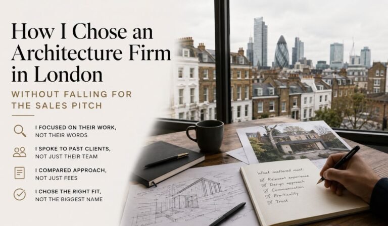 How I Chose an Architecture Firm in London Without Falling for the Sales Pitch