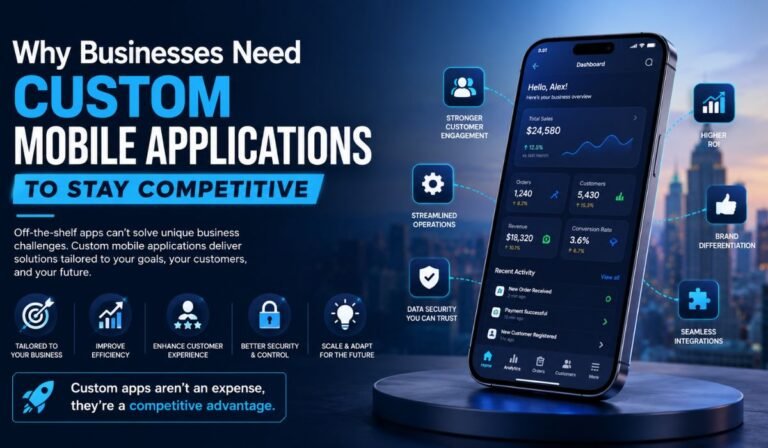 Why Businesses Need Custom Mobile Applications to Stay Competitive