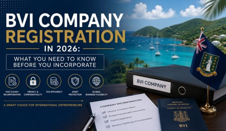 BVI Company Registration in 2026: What You Need to Know Before You Incorporate BVI Company Registration in 2026: What You Need to Know Before You Incorporate