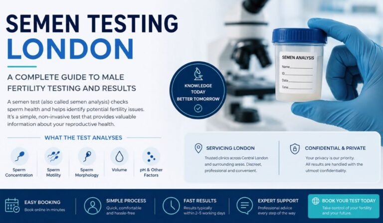 Semen Testing London: A Complete Guide to Male Fertility Testing and Results Semen Testing London: A Complete Guide to Male Fertility Testing and Results