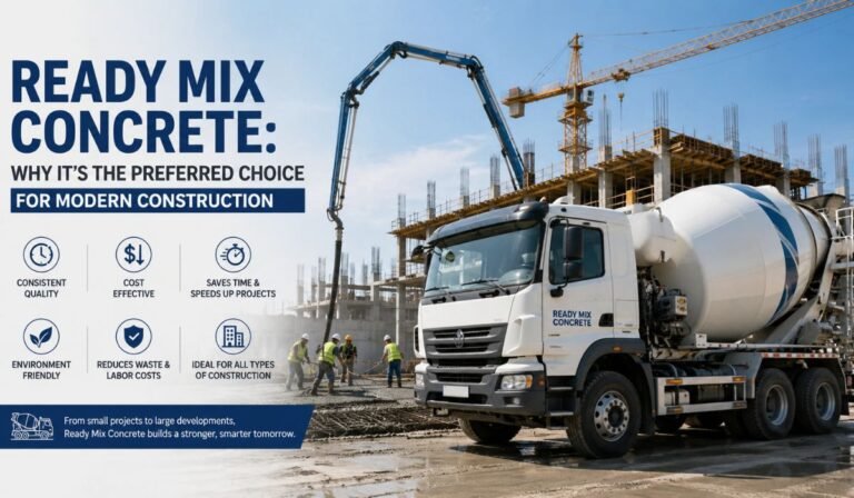 Ready Mix Concrete: Why It’s the Preferred Choice for Modern Construction