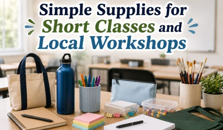 Simple Supplies for Short Classes and Local Workshops Simple Supplies for Short Classes and Local Workshops