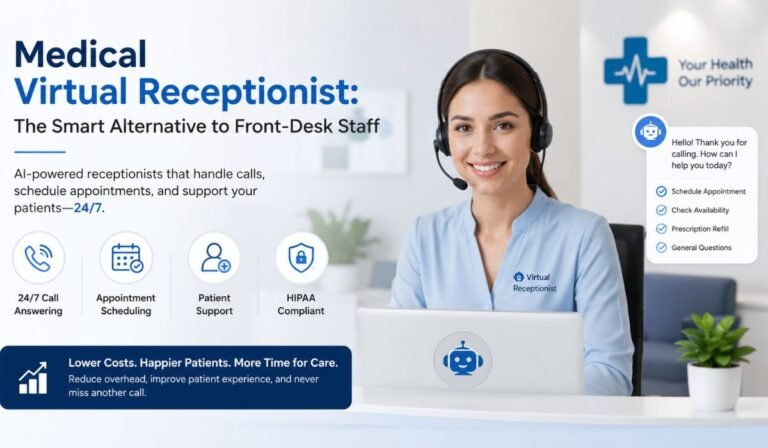 Medical Virtual Receptionist: The Smart Alternative to Front-Desk Staff Medical Virtual Receptionist: The Smart Alternative to Front-Desk Staff