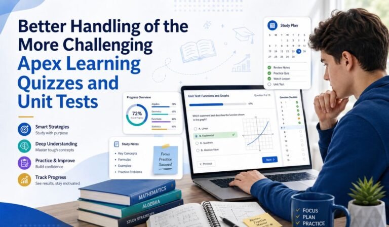 Better Handling of the More Challenging Apex Learning Quizzes and Unit Tests