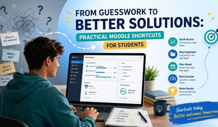 From Guesswork to Better Solutions: Practical Moodle Shortcuts for Students From Guesswork to Better Solutions: Practical Moodle Shortcuts for Students