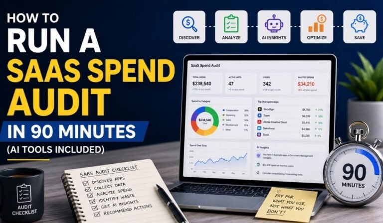 How to Run a SaaS Spend Audit in 90 Minutes (AI Tools Included)